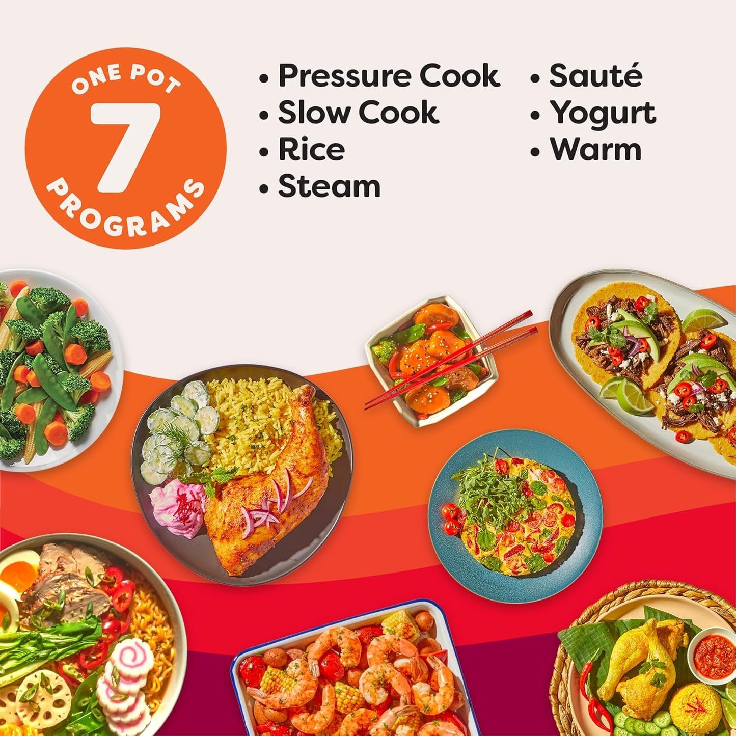 Duo 7-In-1 Mini Electric Pressure Cooker, Slow Rice Cooker, Steamer, Sauté, Yogurt Maker, Warmer & Sterilizer, Includes Free App with over 1900 Recipes, Stainless Steel, 3 Quart