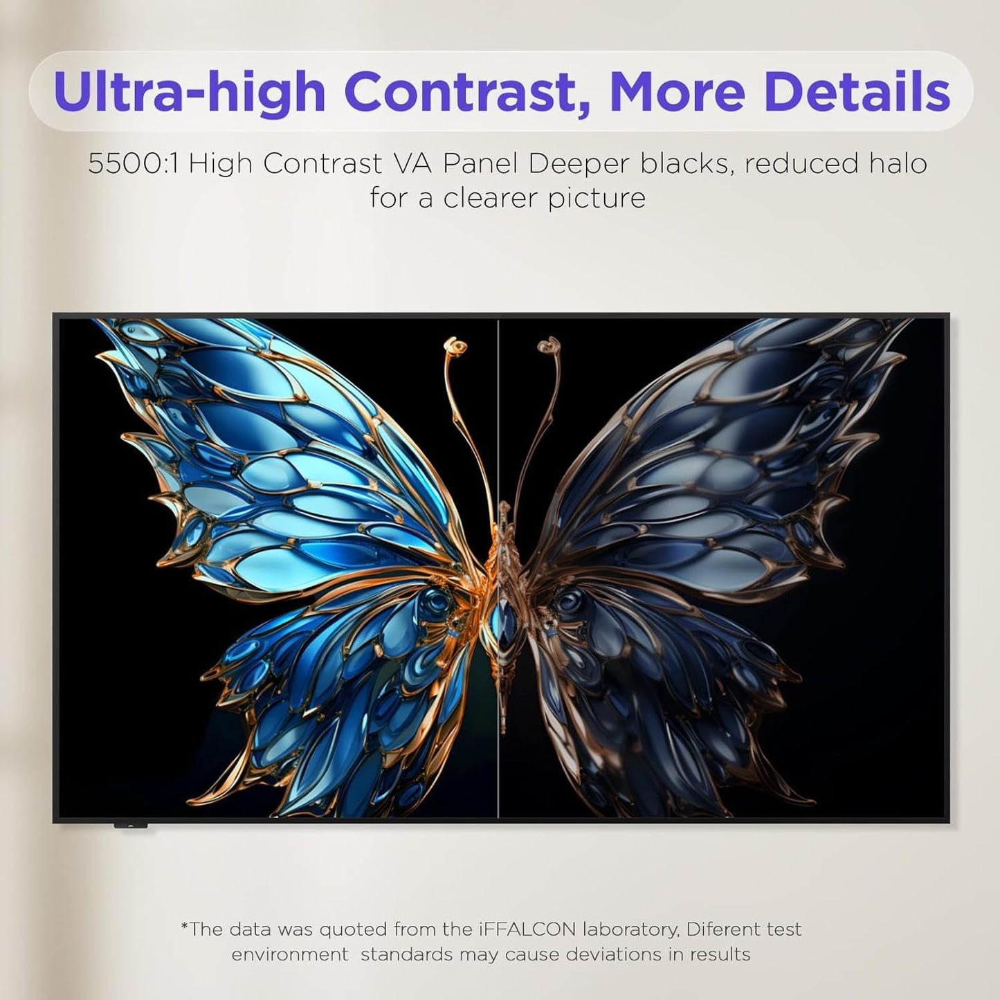 65-Inch Class QLED 4K Smart TV, Ultra-Slim Picture Frame TV, 144Hz, HDR, Art Mode W/Ai Art, Wide Color Gamut, Dolby Vision IQ, Dolby Atmos, Google Assistant Voice Remote(65F75, 2025 Model)