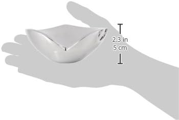 Nambe Alloy Classic Love Bowl, Heart Shaped Modern Design, For Wedding, Anniversary, Valentine’s Day, Oven Safe, Ring Dish, Decorative Trinket Tray, Designed by Sean O'Hara (4.5")