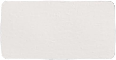 Villeroy & Boch Manufacture Rock Blanc Rectangular Serving Platter White for Meat, Fish and Vegetables, Premium Porcelain