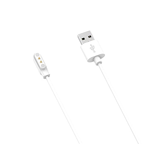 Lamshaw Compatible For Lige Smart Watch Charger, Magnetic Usb Replacement Charging Cable Compatible With Lige Smart Watch (White