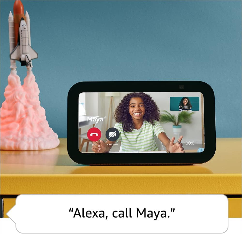Echo Show 5 Kids (Newest Model), Designed for Kids, with Alexa+ Early Access, Parental Controls, Includes 1 Year of  Kids+, Galaxy