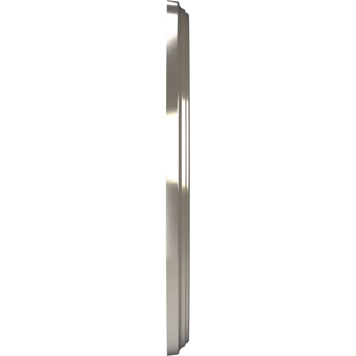 Ekena Millwork Cmp10Bebcr Berkshire Thermoformed Pvc Ceiling Medallion (Fits Canopies Up To 4 1/2), 10Od X 3 1/2Id X 3/4P, Brigh