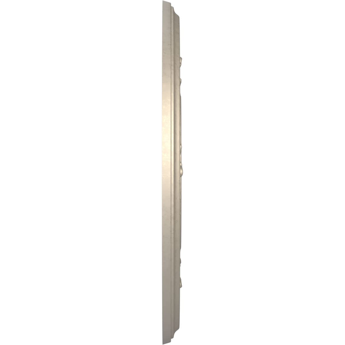 Ekena Millwork Cmp10Bacsv Baltimore Thermoformed Pvc Ceiling Medallion (Fits Canopies Up To 4 1/4), 10Od X 3 1/2Id X 3/4P, Metal