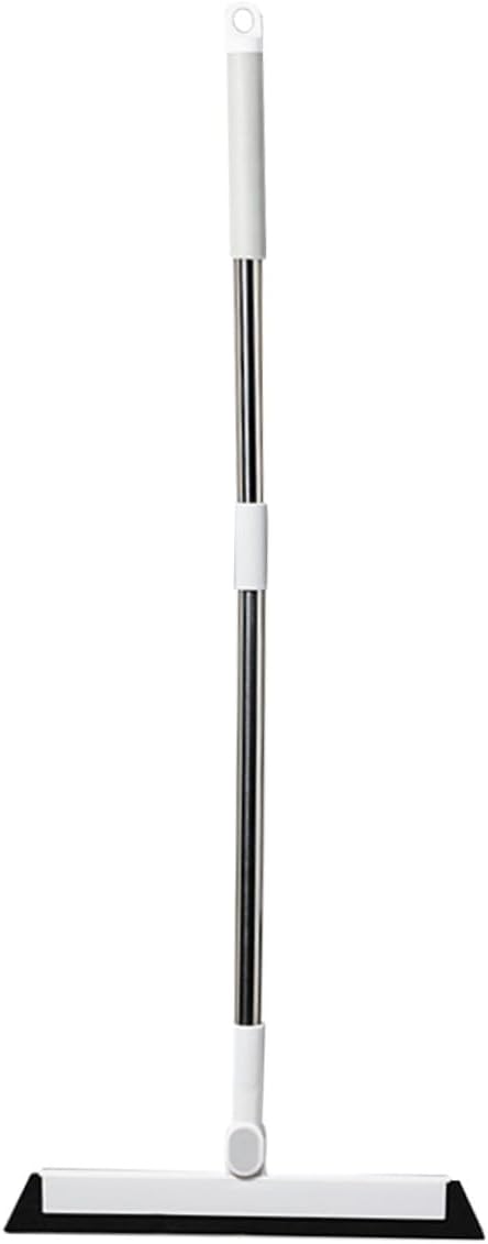 Yardwe Glass Squeegee Ergonomic Handle for Household Window Cleaning Telescopic Water Removal Tool for Bathroom Mirrors Tiled Surfaces and Car Windows with Hanging