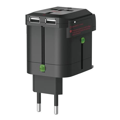 Elago Tripshell Universal Travel Adapter With Dual Usb Charging Ports For Usa Eu Uk Aus Aisa - International All In One Worldwid