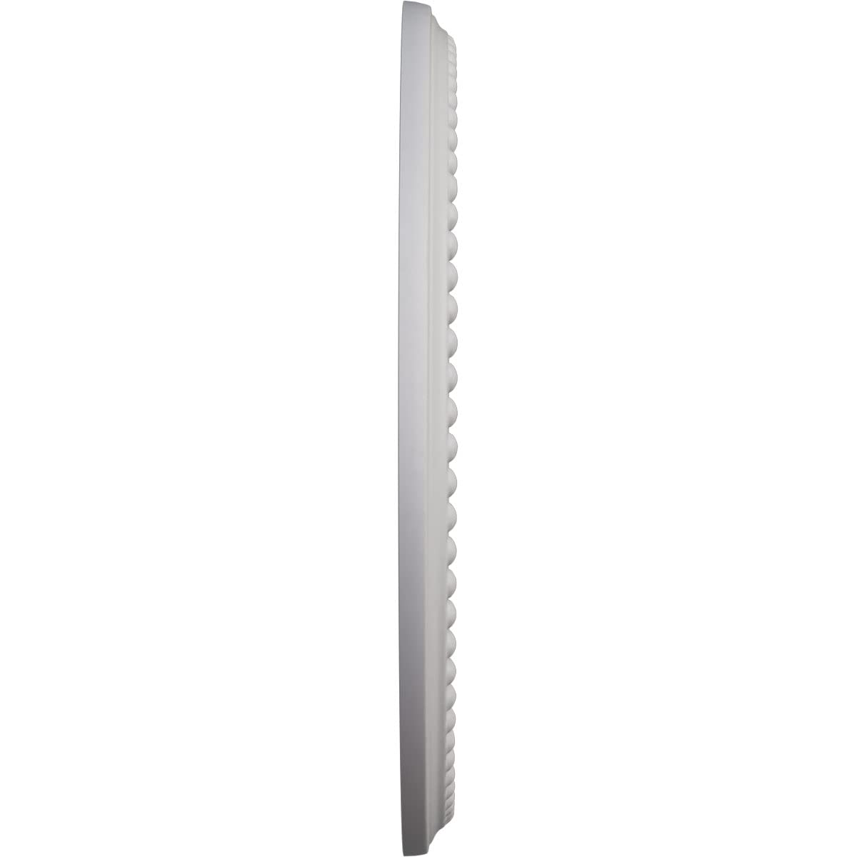 Ekena Millwork Cm12Bruwf 12 1/2Od X 3 7/8Id X 3/4P Bradford Ceiling Medallion Fits Canopies Up To 6 5/8, Ultra Pure White