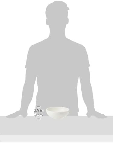 Villeroy & Boch NewMoon Small Serving Bowl for Every Occasion Premium Porcelain White Dishwasher Safe, 33.75 oz