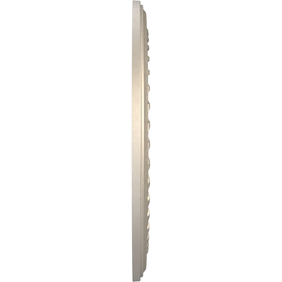 Ekena Millwork Cmp22Cocsv Cole Thermoformed Pvc Ceiling Medallion (Fits Canopies Up To 6), 22Od X 3 1/2Id X 1P, Metallic Silver