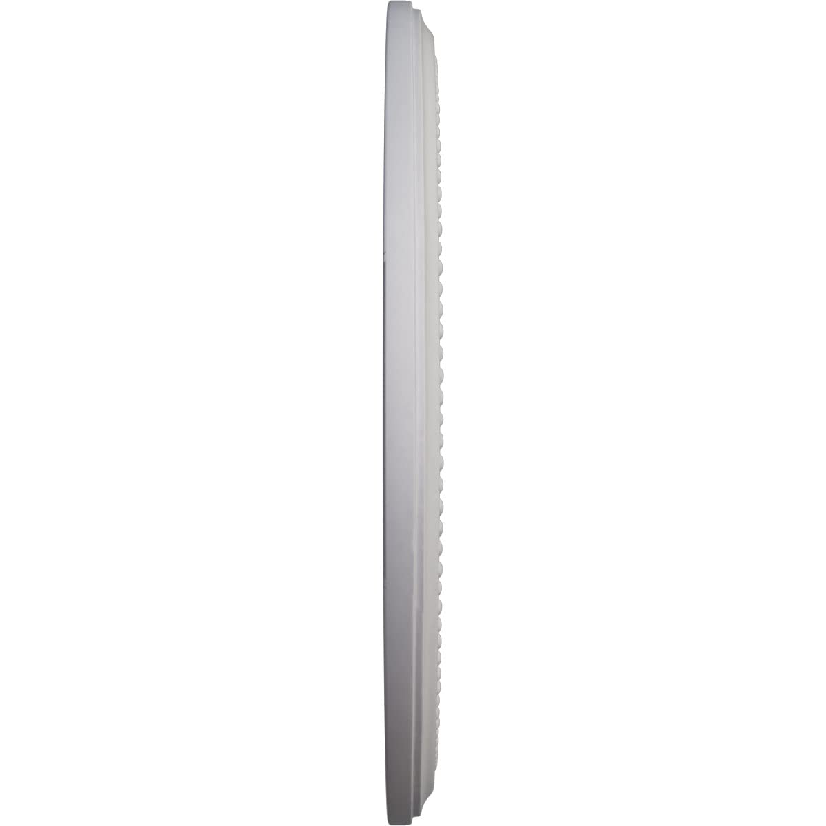 Ekena Millwork Cm18Diuwf Diane Ceiling Medallion, 18Od X 3 5/8Id X 1 1/8P (Fits Canopies Up To 5 3/8), Hand-Painted Ultra Pure W