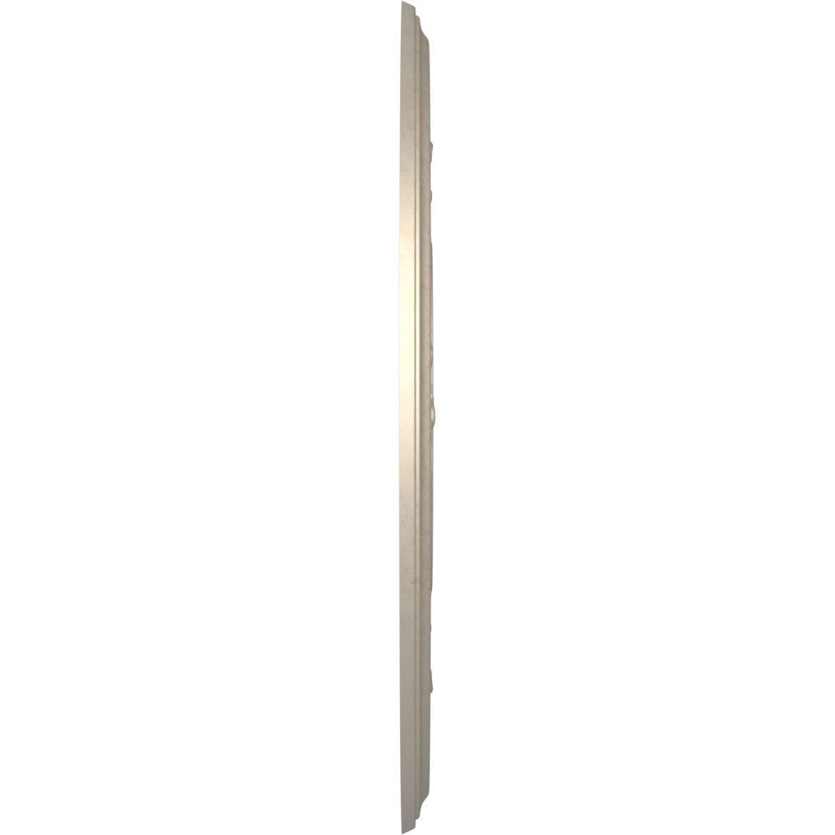 Ekena Millwork Cmp19Bacsv Baltimore Thermoformed Pvc Ceiling Medallion (Fits Canopies Up To 7 3/4), 19Od X 3 1/2Id X 1P, Metalli
