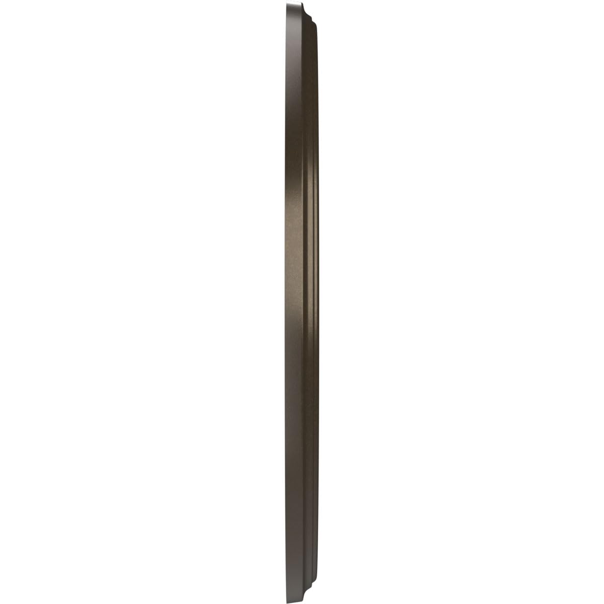 16Od X 3 1/2Id X 1P Berkshire Thermoformed Pvc Ceiling Medallion (Fits Canopies Up To 7), Metallic Dark Bronze