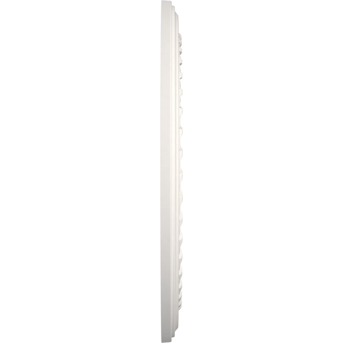 Ekena Millwork Cmp13Cogbw Cole Thermoformed Pvc Ceiling Medallion (Fits Canopies Up To 4 1/4), 13Od X 3 1/2Id X 3/4P, Ultracover