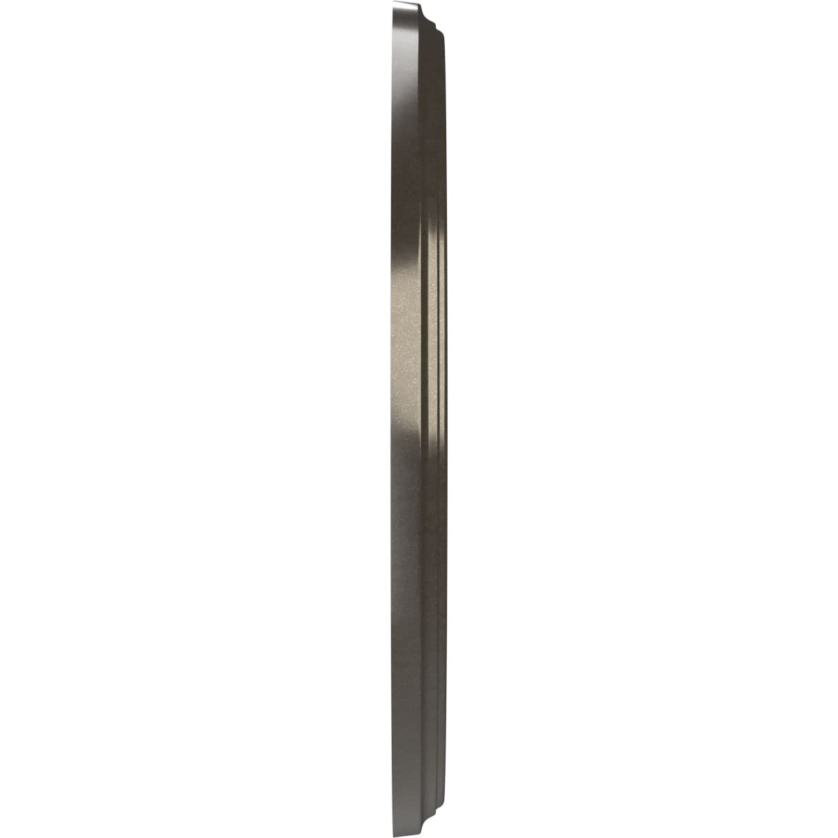 Ekena Millwork Cmp13Becch Berkshire Thermoformed Pvc Ceiling Medallion (Fits Canopies Up To 5 3/4), 13Od X 3 1/2Id X 3/4P, Metal