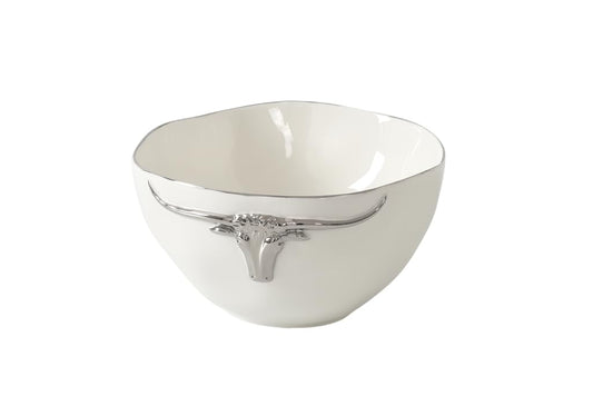Pampa Bay Longhorns Large Bowl, 9.25" x 9.25" x 4.75"