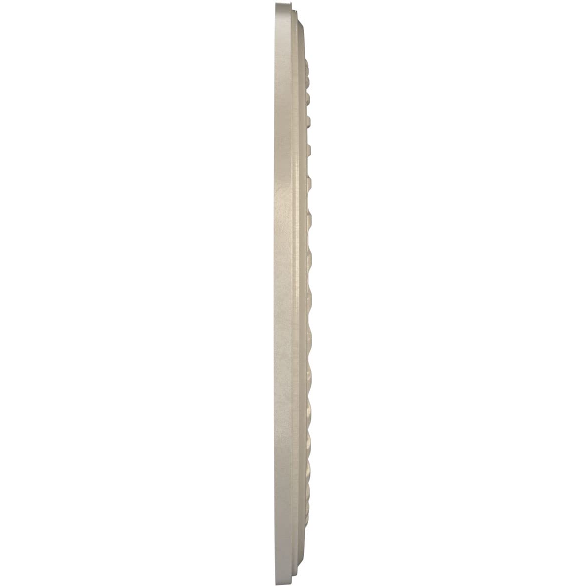 Ekena Millwork Cmp22Coepe Cole Thermoformed Pvc Ceiling Medallion (Fits Canopies Up To 6), 22Od X 3 1/2Id X 1P, Universal Metall