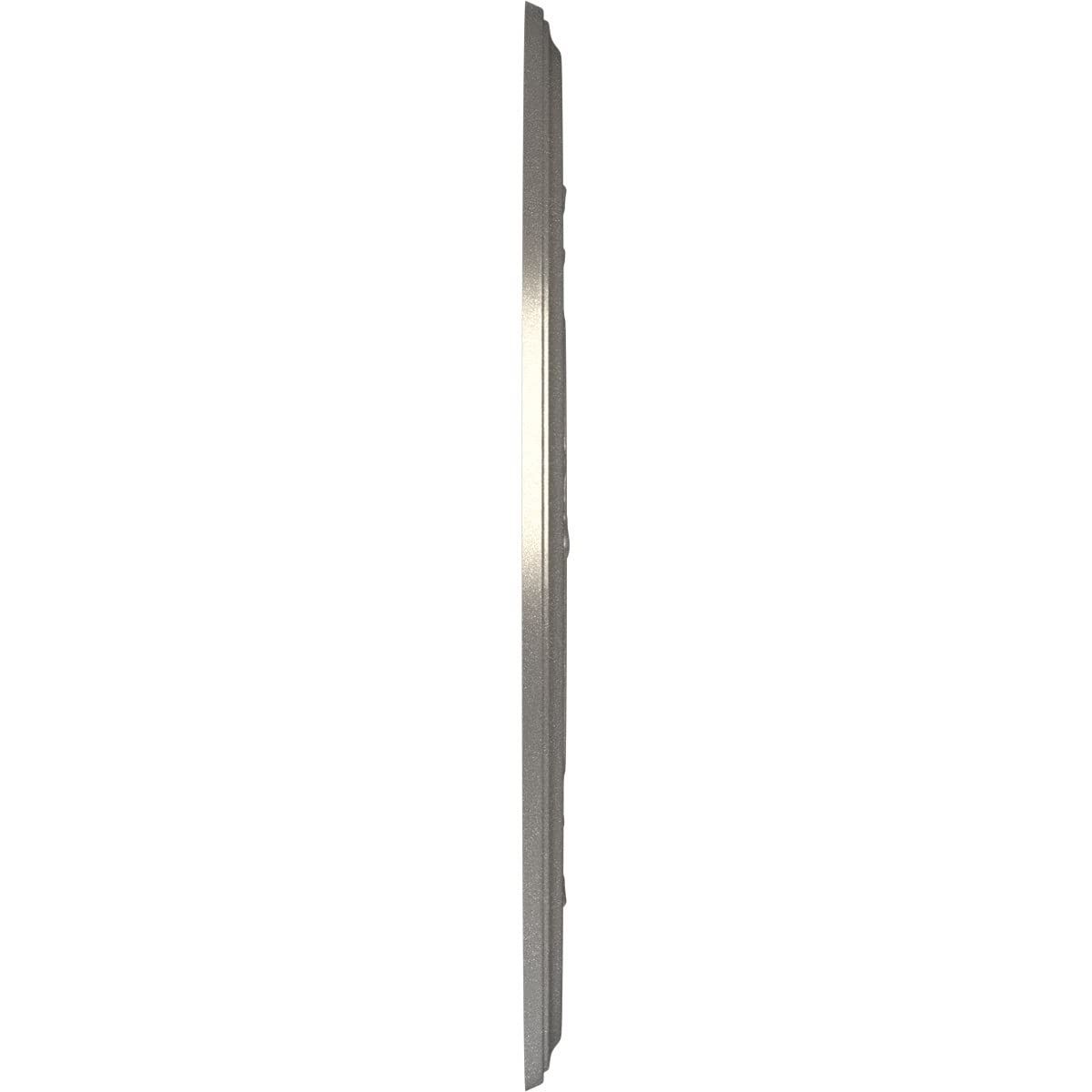 Ekena Millwork 19Od X 3 1/2Id X 1P Baltimore Thermoformed Pvc Ceiling Medallion (Fits Canopies Up To 7 3/4), Aged Dark Steel