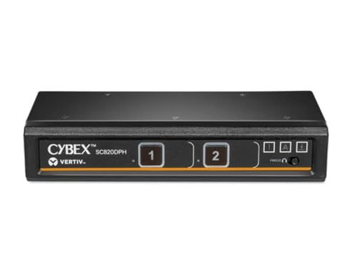 Vertiv Avocent Cybex Sc800 Secure Desktop Kvm, Single Head Monitor, 2 Port, Universal Displayport, Secure Keyboard Indicator, Ni