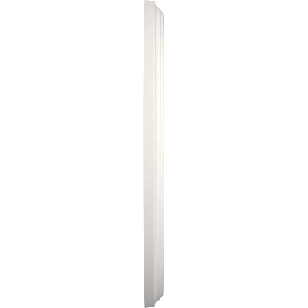 Ekena Millwork Cmp10Begbw Berkshire Thermoformed Pvc Ceiling Medallion (Fits Canopies Up To 4 1/2), 10Od X 3 1/2Id X 3/4P, Ultra