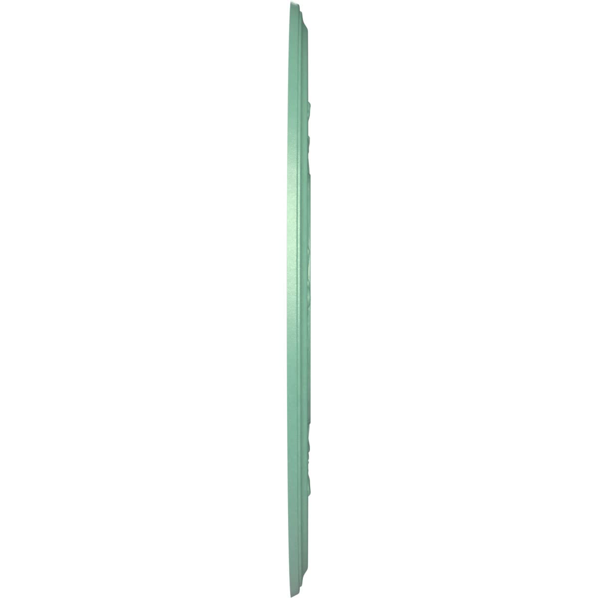 Ekena Millwork Cmp22Bafsm Baltimore Thermoformed Pvc Ceiling Medallion (Fits Canopies Up To 7 3/4), 22Od X 3 1/2Id X 1P, Univers