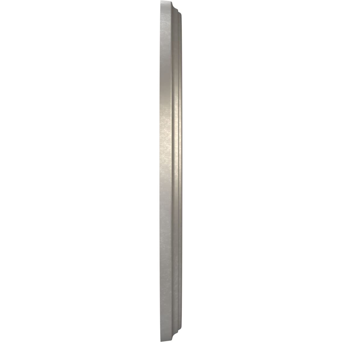 Ekena Millwork Cmp10Bebal Berkshire Thermoformed Pvc Ceiling Medallion (Fits Canopies Up To 4 1/2), 10Od X 3 1/2Id X 3/4P, Brigh