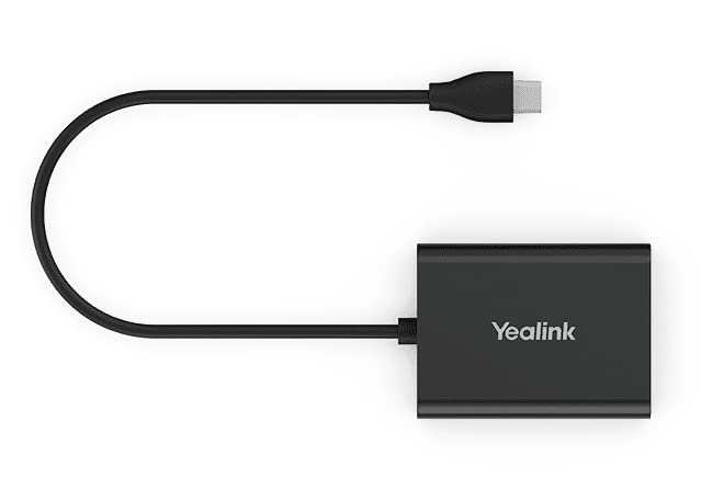 Yealink Ehs60 Headset Adapter,Compatible With Cisco/Avaya/Poly/Grandstream Desk Phone,Connect To Wh62 Wh63 Wireless Dect Headset