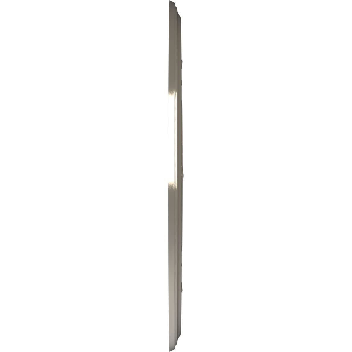 Ekena Millwork Cmp19Babcr Baltimore Thermoformed Pvc Ceiling Medallion (Fits Canopies Up To 7 3/4), 19Od X 3 1/2Id X 1P, Bright
