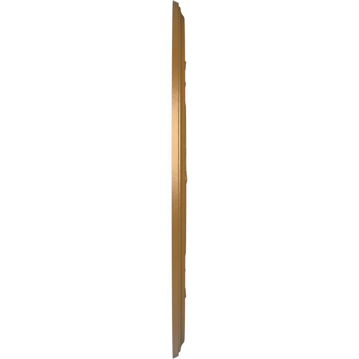 Ekena Millwork Cmp19Bacgh Baltimore Thermoformed Pvc Ceiling Medallion (Fits Canopies Up To 7 3/4), 19Od X 3 1/2Id X 1P, Metalli