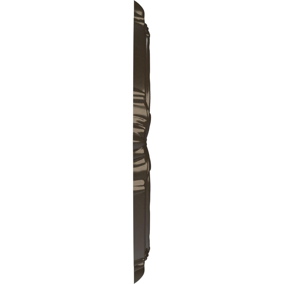 Ekena Millwork 13Od X 3 1/2Id X 3/4P Attica Thermoformed Pvc Ceiling Medallion (Fits Canopies Up To 5), Metallic Dark Bronze