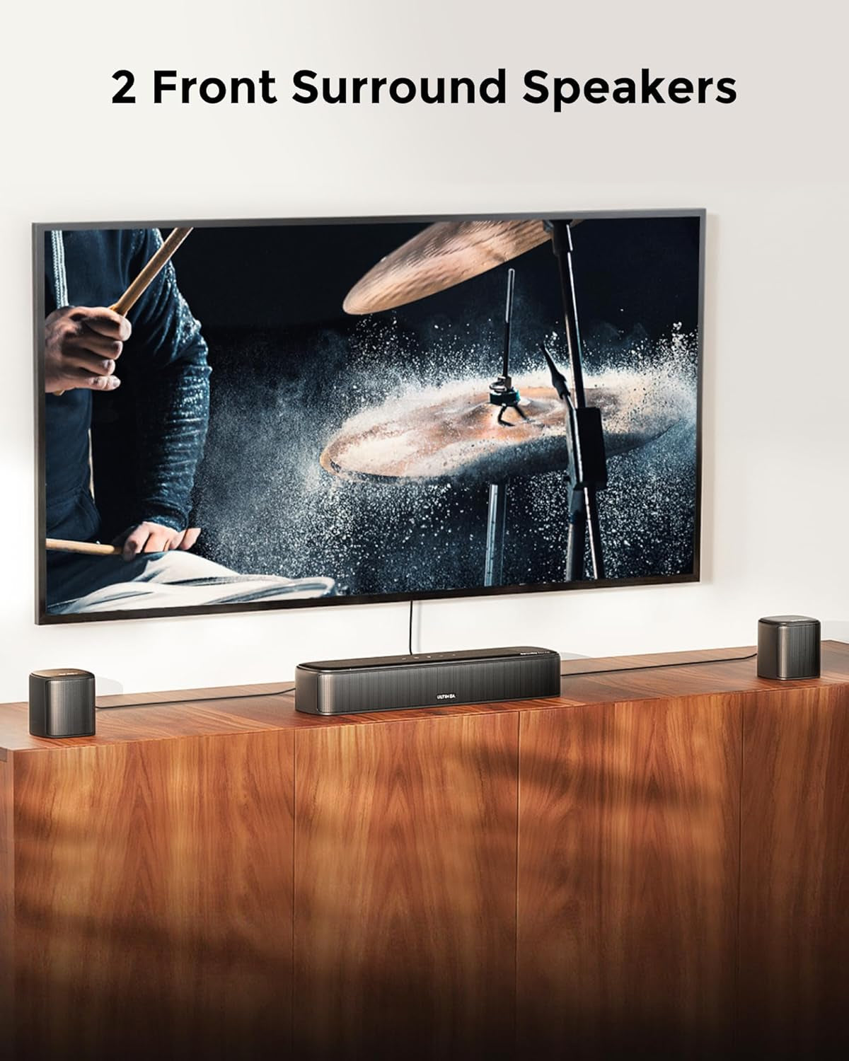 7.1Ch Sound Bar with Dolby Atmos, Surround Sound System for TV with 4 Surround Speakers, Sound Bar for Smart TV with App Control, Soundbar with Subwoofer for Home Theater, HDMI Earc, Aura A60