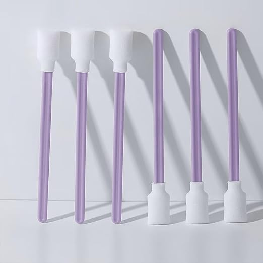 100PCS Professional Foam Cleaning Swab Sticks, Dust-Free Cleaning Sponge Tip Swabs Printer,Scanners, Camera, Optical Lens,Gun, Arts,Crafts,Automotive Detailing.