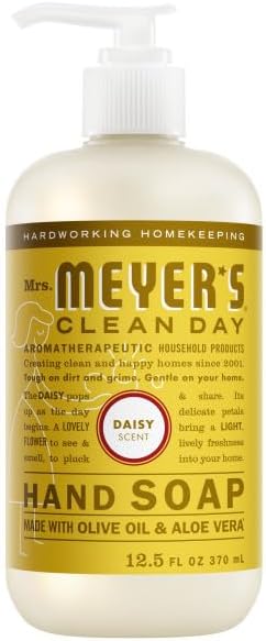 Mrs. MEYER'S Clean Day Liquid Hand Soap Variety Pack 12.5 Fl Oz Each, 1 CT (Rose + Lilac + Mint + Daisy + Dewdrop)
