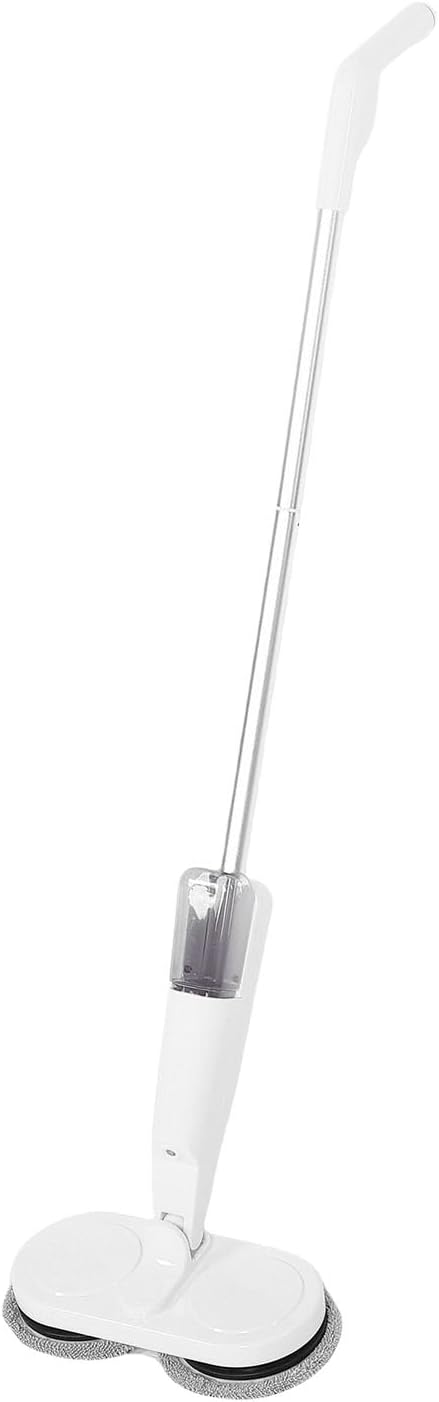 Cordless Electric Mop Powerful Floor Cleaner with Light Water Spray Large Water USB Rechargeable for Home Office Cleaning ABS Stainless Steel