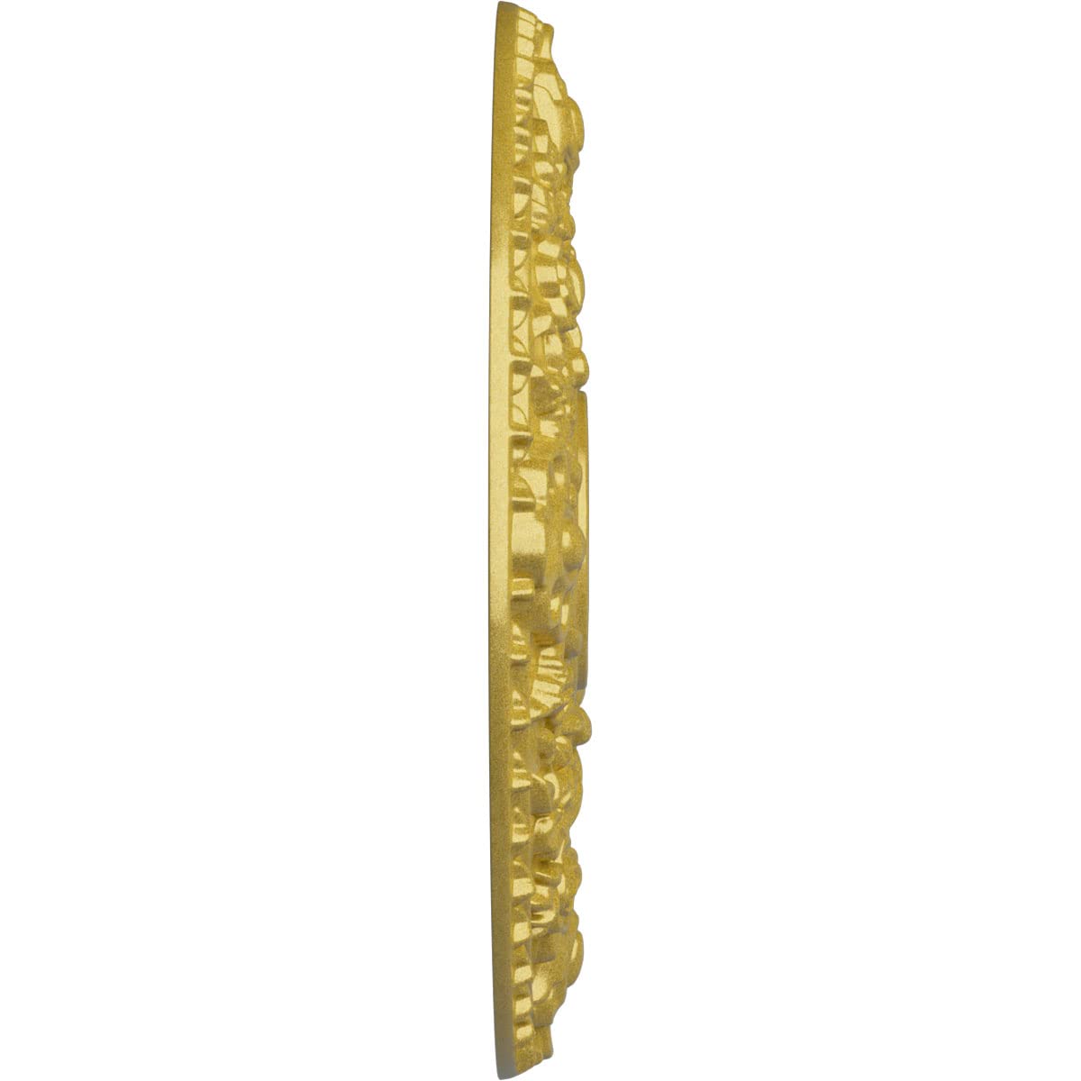Ekena Millwork Cm18Rorgs Rose Ceiling Medallion Fits Canopies Up To 7 1/4, Rich Gold