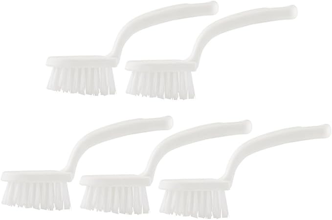 BESPORTBLE 5pcs Crevice Cleaning Brush Handheld Multifunctional Groove Cleaner for Narrow Spaces Window Tracks Kitchen Bathroom with Hanging PP Material