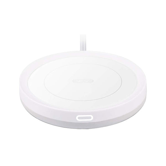 BESTINNKITS White Smart Coffee Auto On/Off Gravity-Induction Mug Office Desk Use, Candle Wax Cup Warmer Heating Plate (Up to 131F/55C)