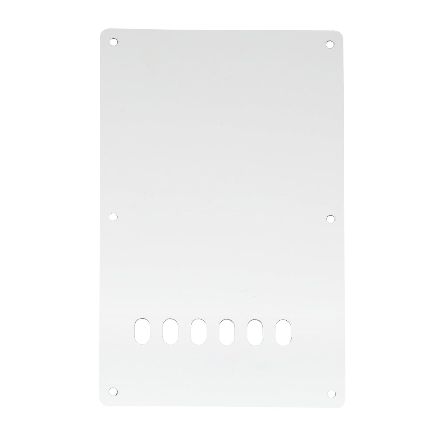 Musiclily Guitar Back Plate Tremolo Cavity Cover Backplate For China Made Squier Guitar Parts,3Ply White