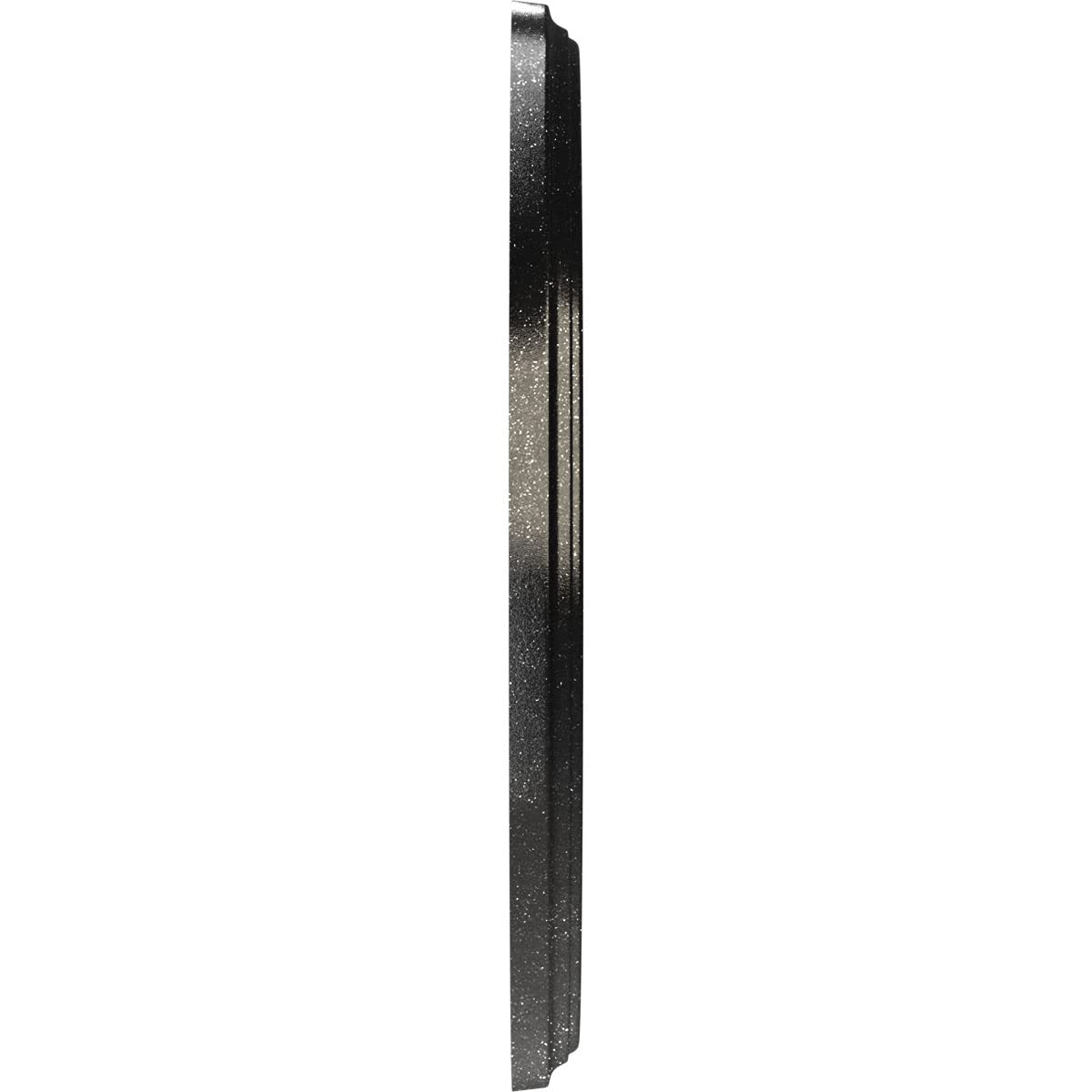 Ekena Millwork 13Od X 3 1/2Id X 3/4P Berkshire Thermoformed Pvc Ceiling Medallion (Fits Canopies Up To 5 3/4), Textured Metallic