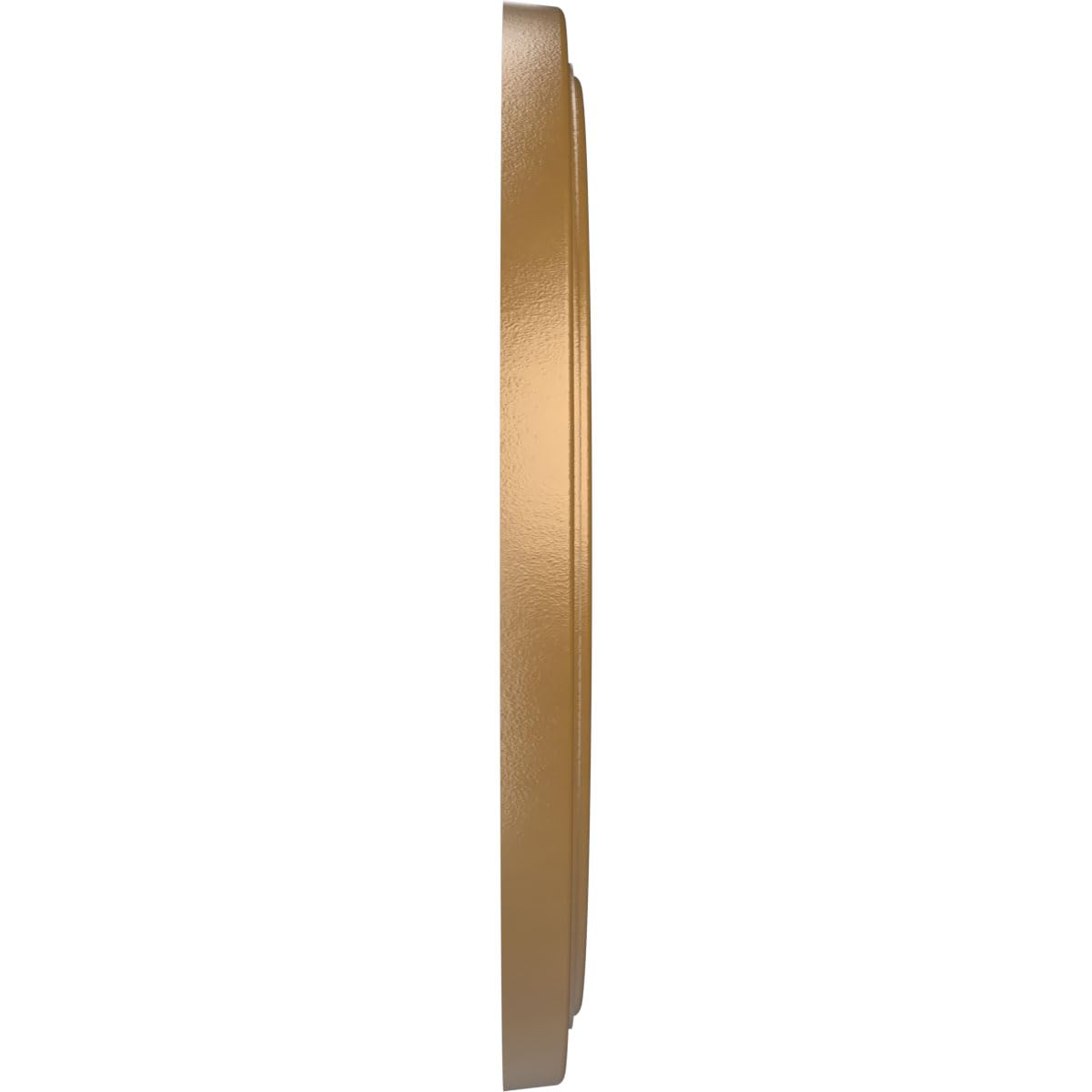 22Od X 3 1/2Id X 1 1/2P Traditional Thermoformed Pvc Ceiling Medallion (Fits Canopies Up To 13 1/2), Metallic Gold Rush
