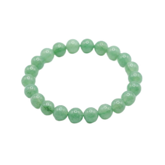 The Vida Handmade AAA+ Quality Crystal Stretch Elastic Bracelet - Nature Gemstone - Jewelry Gift - Holiday Gift - For Women & Men (Aventurine)