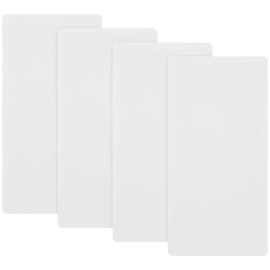 LemonRoad 4 Pack Plastic Cutting Mats 12" x 6" Translucent Cutting Board Sewing Mat Fabric Cutter Accessories for Sewing Supplies and Quilting Tools Fabric Quilting Crafts