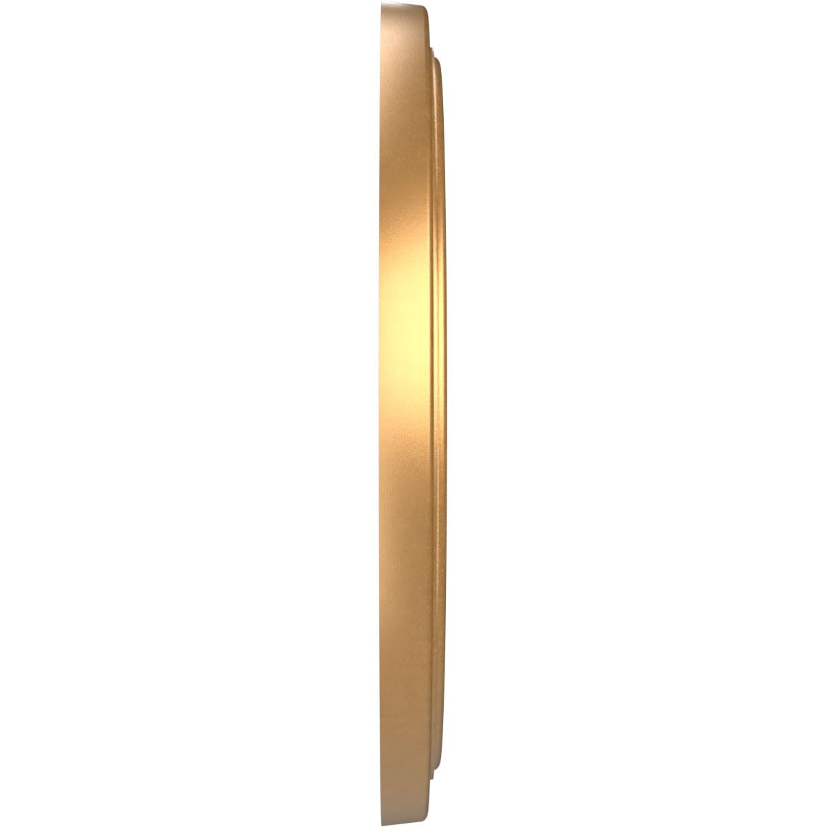 19Od X 3 1/2Id X 1 1/2P Traditional Thermoformed Pvc Ceiling Medallion (Fits Canopies Up To 11 1/2), Bright Coat Gold