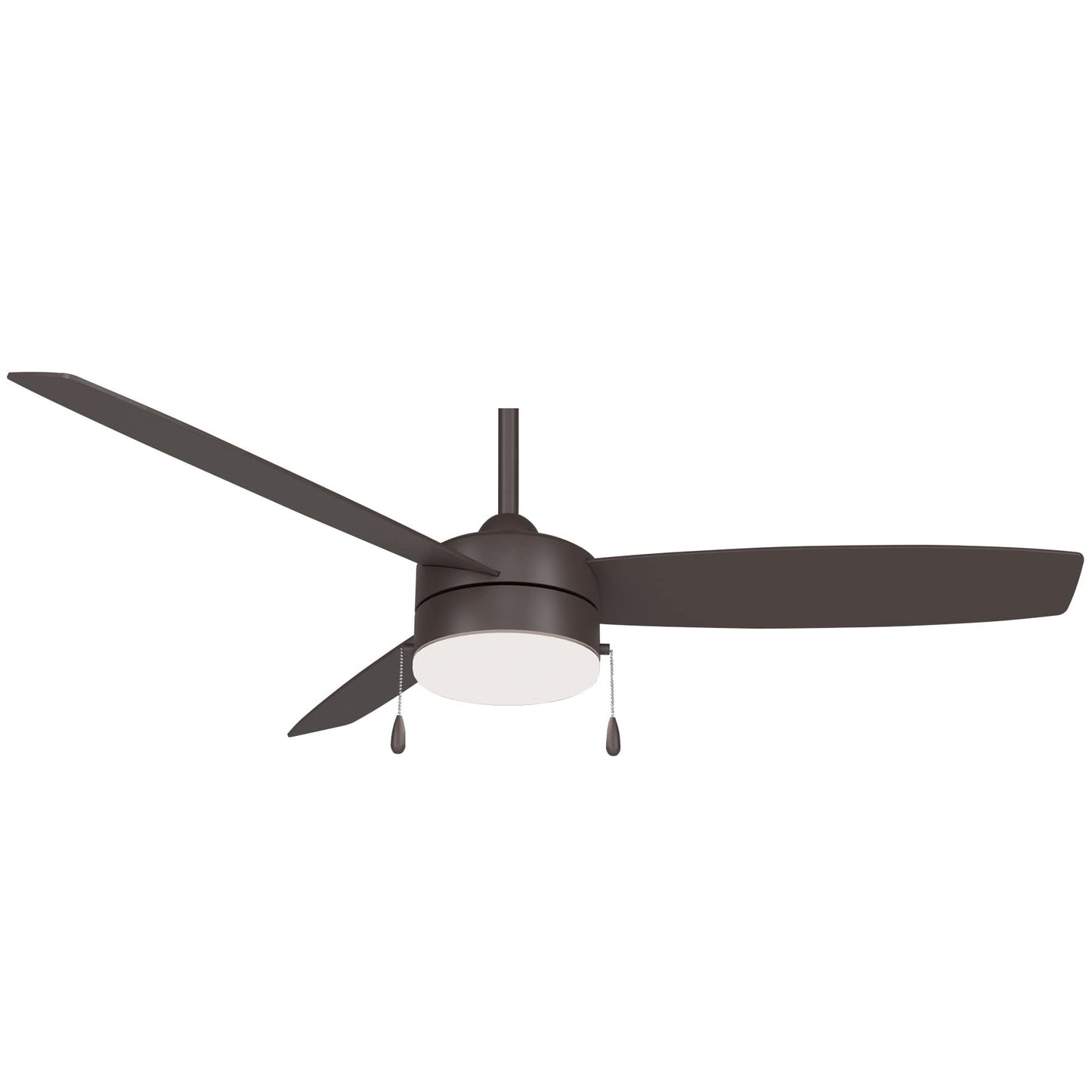 Minka-Aire F670L-Orb Airetor Iii 54 Ceiling Fan With Led Light And Pull Chain In Oil Rubbed Bronze Finish