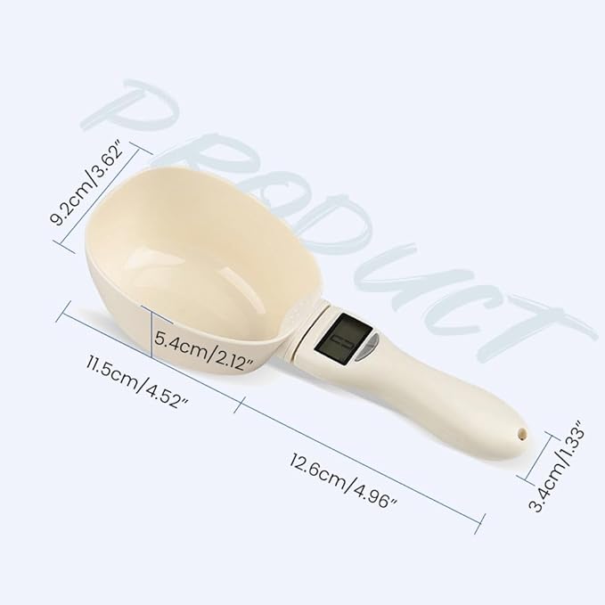 2025 New Digital Measuring Spoon, Food Measuring Scoop Scale 800g / 0.1g High Precision with LCD Screen, Display Electronic Measuring Spoon for Daily Meals and Kitchen Gadgets (1)