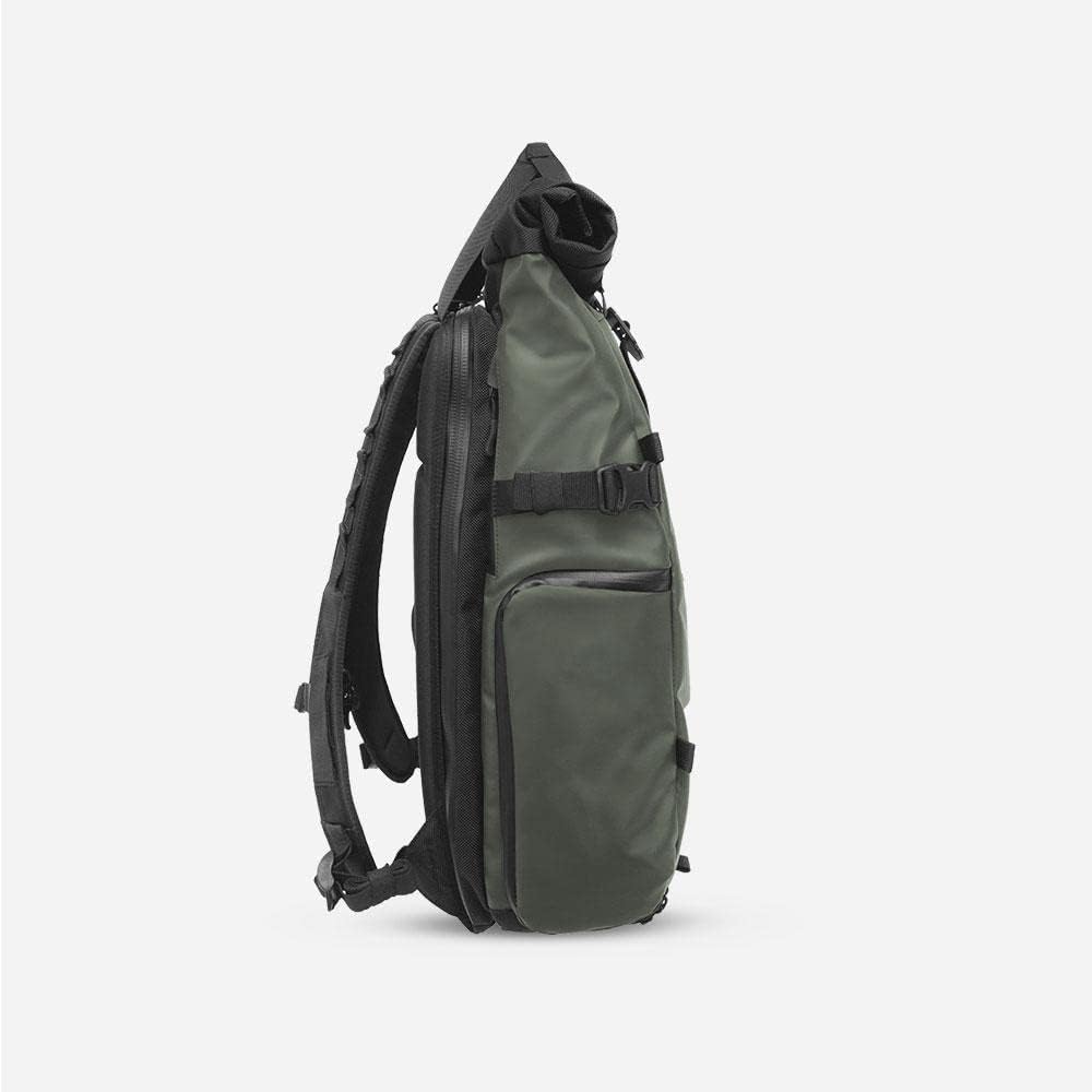 WANDRD PRVKE 31L, V3 Photography Bundle: Weather-Resistant Travel & Camera Backpack with Laptop Sleeve, Quick Side Access, Clamshell Opening – Ideal Photography & Travel Bag (Wastach Green)