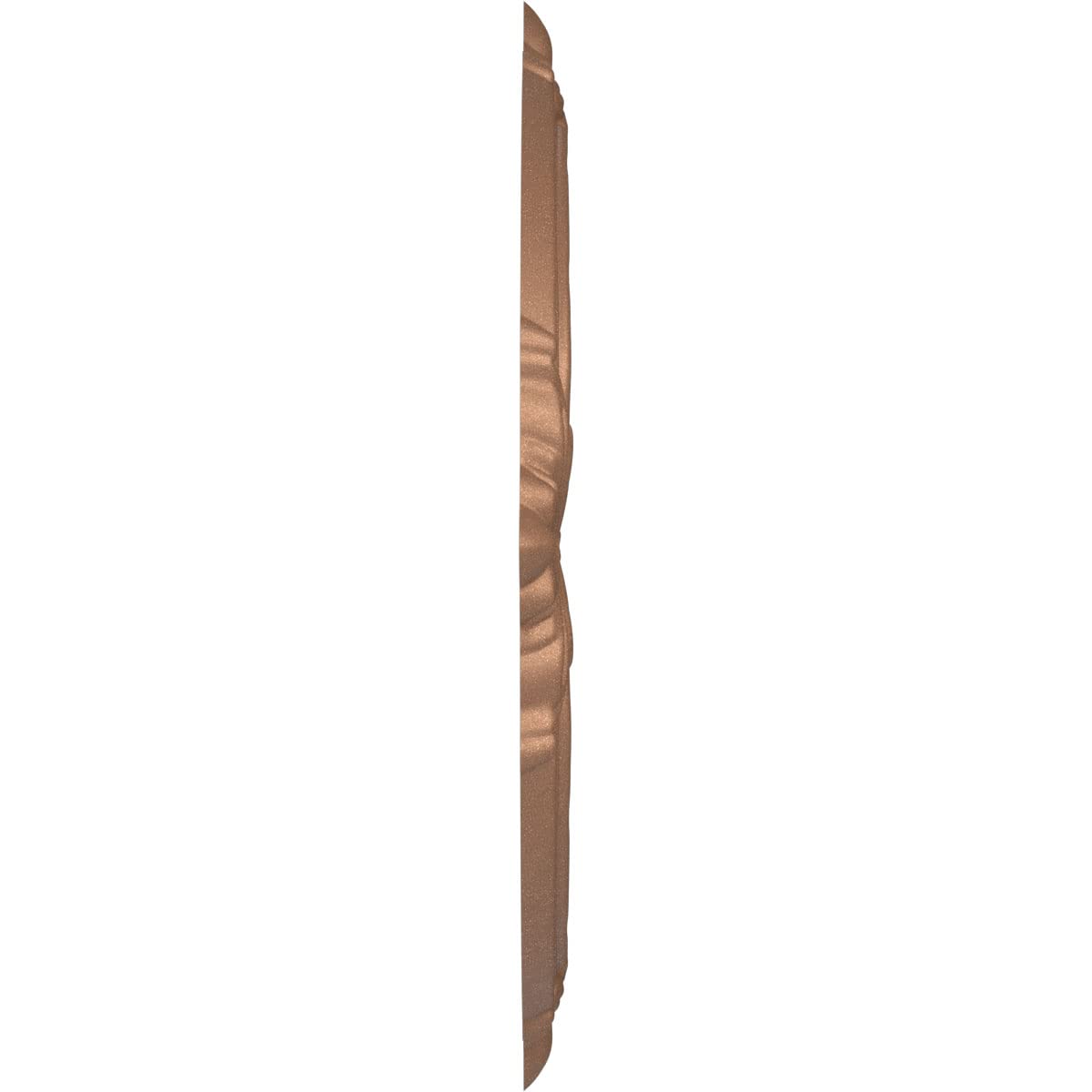 Ekena Millwork 22Od X 3 1/2Id X 1P Attica Thermoformed Pvc Ceiling Medallion (Fits Canopies Up To 7 3/4), Aged Copper