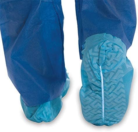 Tronex Non Slip Nonwoven Medical Disposable Shoe Cover, Fluid Resistant, Non-Skid Tread Pattern (300, Unisize)