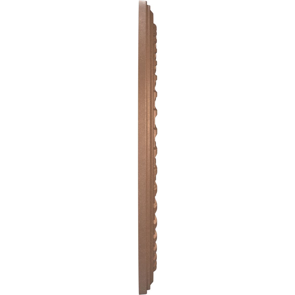Ekena Millwork 10Od X 3 1/2Id X 3/4P Cole Thermoformed Pvc Ceiling Medallion (Fits Canopies Up To 4 1/4), Aged Copper