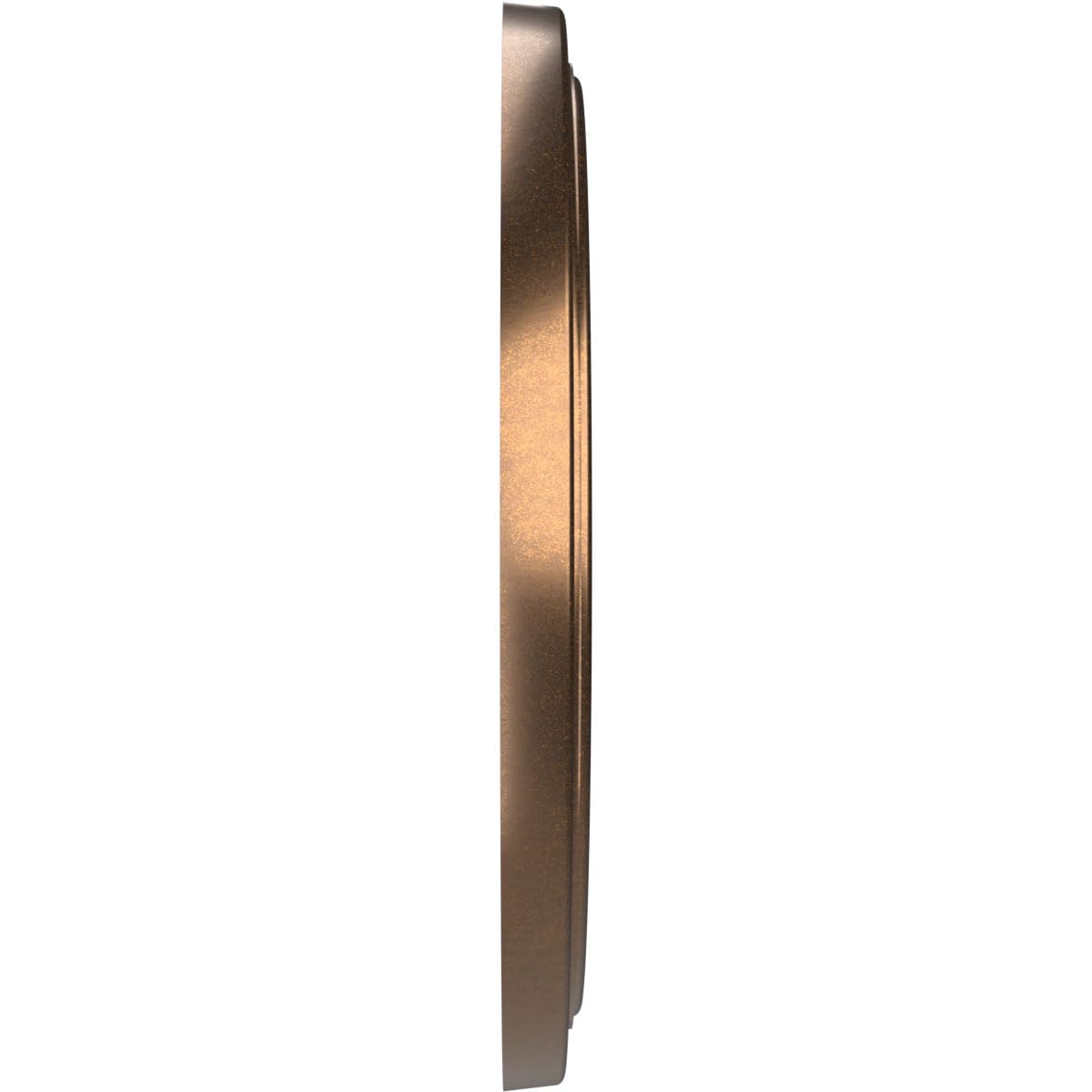 22Od X 3 1/2Id X 1 1/2P Traditional Thermoformed Pvc Ceiling Medallion (Fits Canopies Up To 13 1/2), Metallic Antique Brass