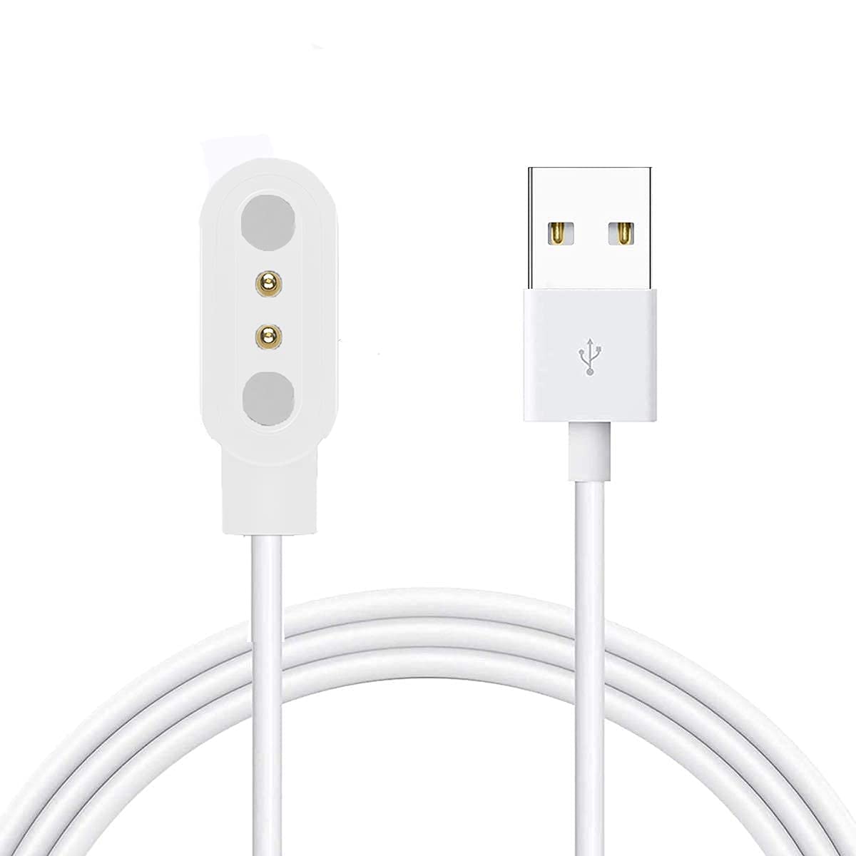 Compatible For Lige Smart Watch Charger, Magnetic Usb Replacement Charging Cable Compatible With Lige Smart Watch (White, For Co